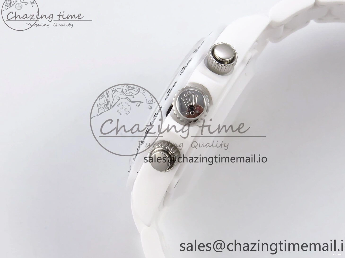 MiroTime 0319 Daytona AET White Ceramic Case and Bracelet Black Dial N6F Best Edition SA Seasonal 1195